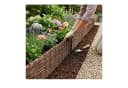 RELAXDAYS Beetumrandung Weide Braun Steckzaun Bild 1