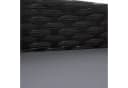 relaxdays Hundebett Rattan mit Kissen XL Grau Bild 5