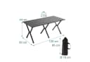 relaxdays Campingtisch Klappbar Schwarz Bild 4
