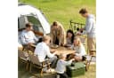 relaxdays Campingtisch klappbar Holzoptik Braun Schwarz Bild 3
