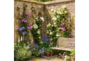 relaxdays Rankgitter Set 2er Pack Schwarz Stahl Garten Bild 3