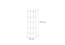 relaxdays Rankgitter Set 2er Pack Schwarz Stahl Garten Bild 4