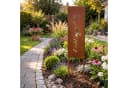 relaxdays Gartenstecker Edelrost Braun Gartendeko zum Stecken Bild 5