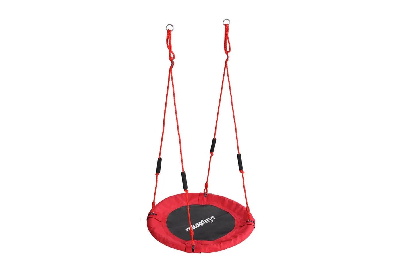 Relaxdays Nestschaukel Kinder rot mit Schaumstoffgriffen - Bild 2