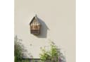 relaxdays Insektenhotel mit Metalldach geflammt Bild 1