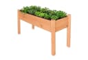 relaxdays Hochbeet aus Tannenholz orange Bild 2