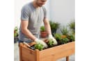 relaxdays Hochbeet aus Tannenholz orange Bild 5