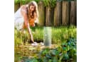 relaxdays Fischturm Fischsäule für Gartenteich Transparent Grau Bild 5