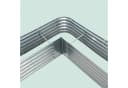 relaxdays Hochbeet L-Form Silber verzinktes Eisen Bild 5