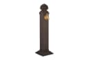 Antiker Gartenbrunnen aus Metall in Braun und Gold Bild 2