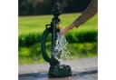 relaxdays Gartenbrunnen Standbrunnen antik 83 cm Schlauchhalter, (1 tlg), grün Bild 3