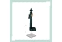 relaxdays Gartenbrunnen Standbrunnen antik 83 cm Schlauchhalter, (1 tlg), grün Bild 5