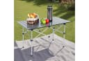 relaxdays Klapptisch Faltbarer Campingtisch Stahl Silber Bild 3