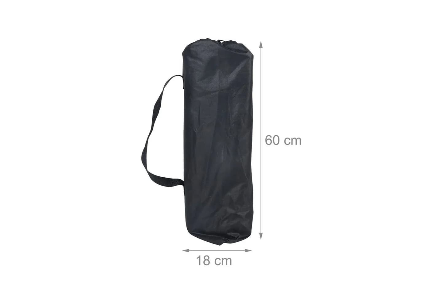 relaxdays Klapptisch Faltbarer Campingtisch Stahl Silber - Bild 5