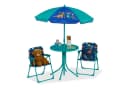 relaxdays Garten-Kindersitzgruppe Camping mit Schirm, Dino Bild 2