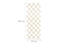 relaxdays Rankgitter Ausziehbar 3er Set Natur Tannenholz Bild 4