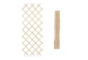 relaxdays Rankgitter Ausziehbar 3er Set Natur Tannenholz Bild 5