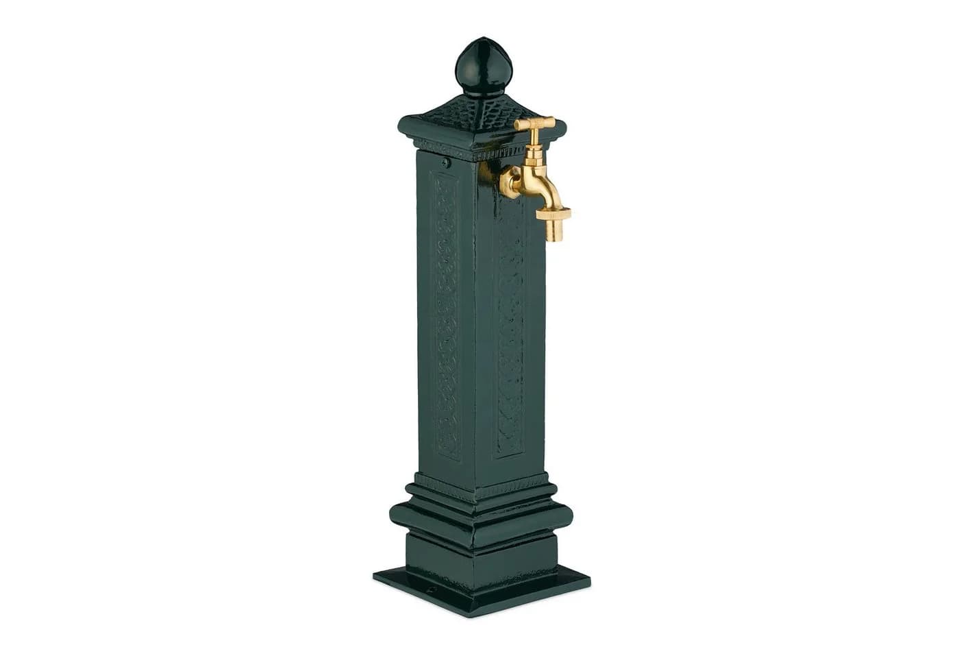 relaxdays Gartenbrunnen Standbrunnen antik grün gold - Bild 2