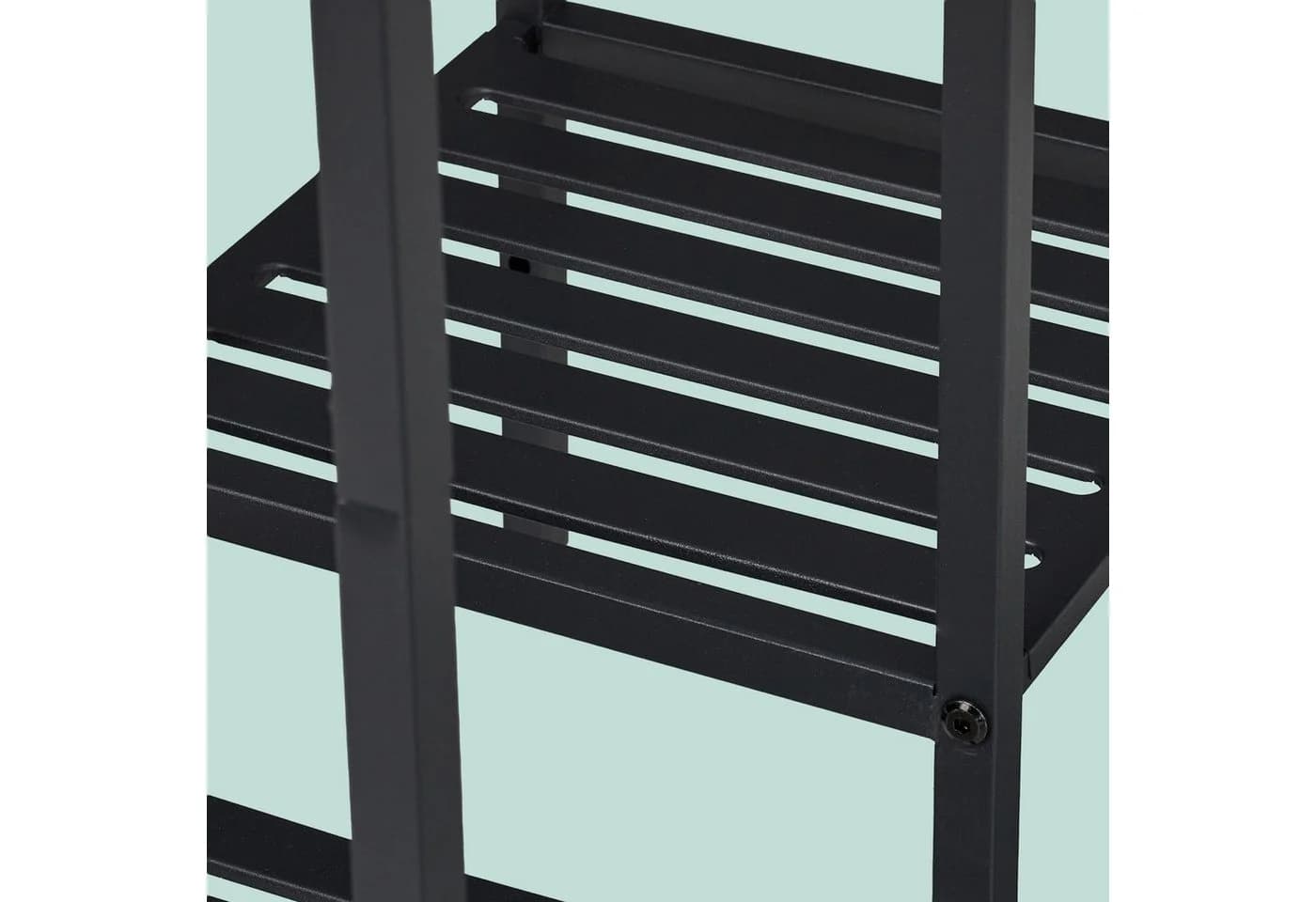 relaxdays Pflanzentreppe Metall schwarz - Bild 5