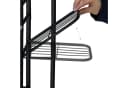 relaxdays Pflanzentreppe Blumenregal 6 Ablagen Metall Schwarz Bild 5