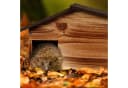 relaxdays Igelhaus mit Boden geflammt Kiefernholz Bild 1