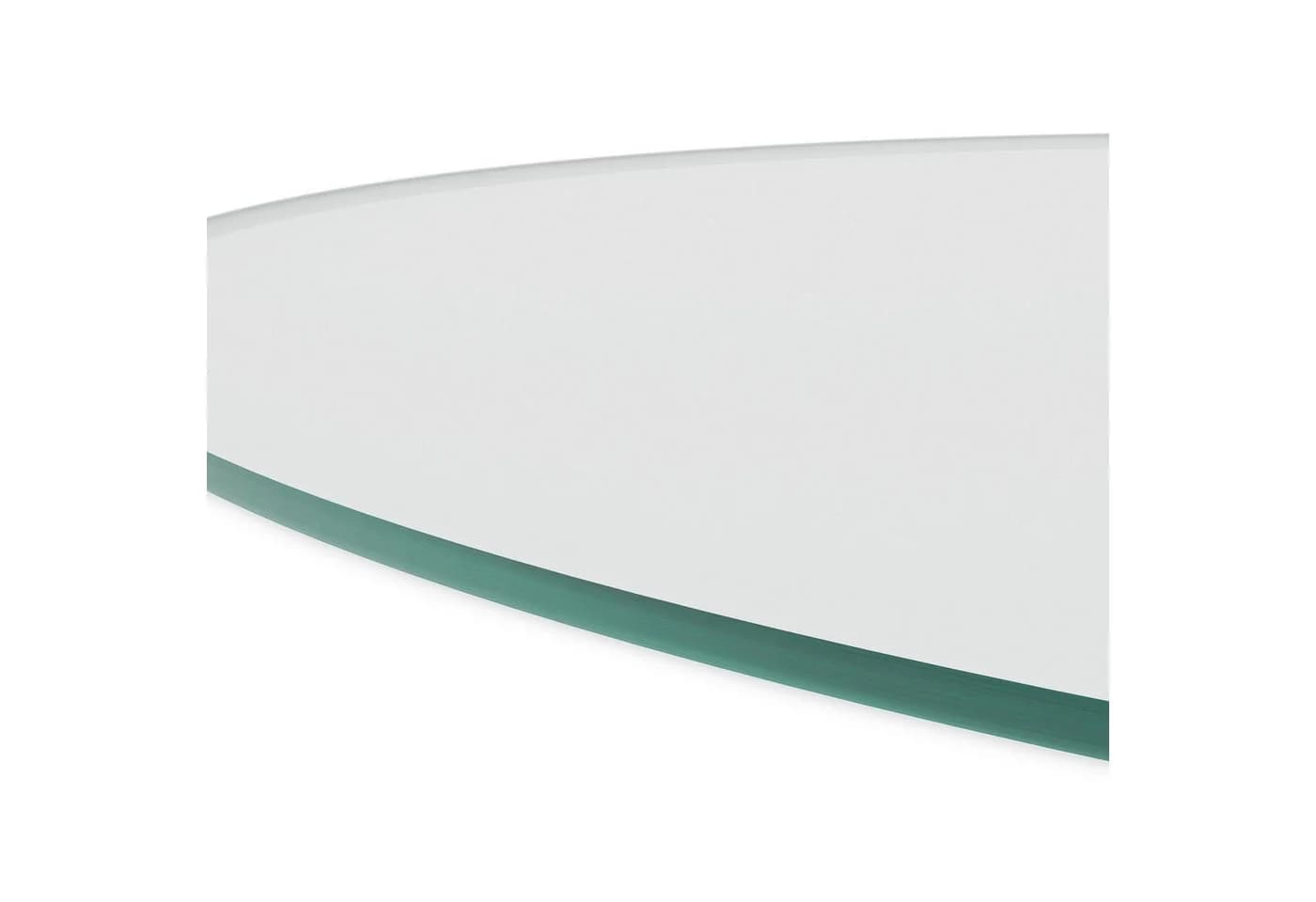 relaxdays Glasplatte 8mm ESG Transparent Tischplatte - Bild 5