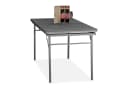 relaxdays Gartentisch klappbar ausziehbar grau Bild 2