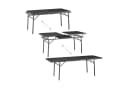 relaxdays Gartentisch klappbar ausziehbar grau Bild 5