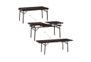 relaxdays Gartentisch klappbar ausziehbar braun Bild 5