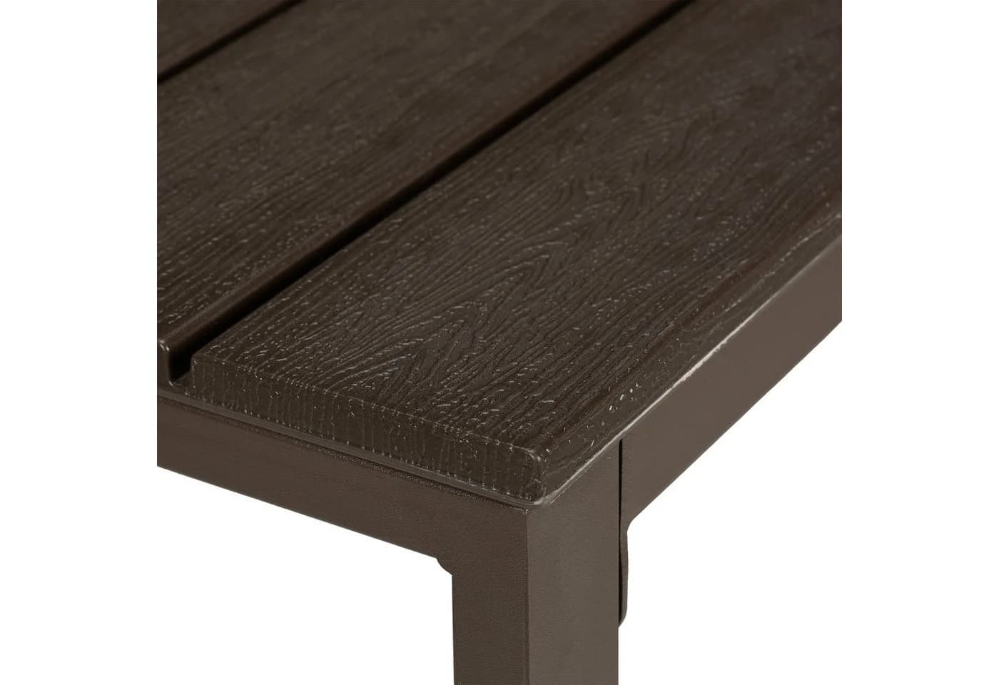 relaxdays Gartentisch rechteckig braun Holzoptik - Bild 5