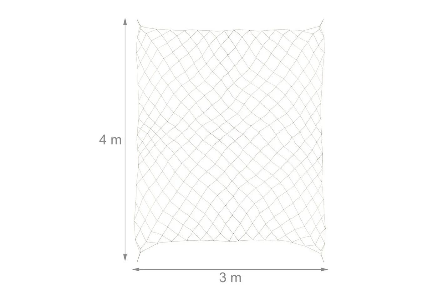 relaxdays Spalier Ranknetz Jute 3m x 4m - Bild 4