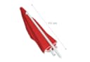 relaxdays Balkonschirm Sonnenschirm 180 cm Rot Bild 5