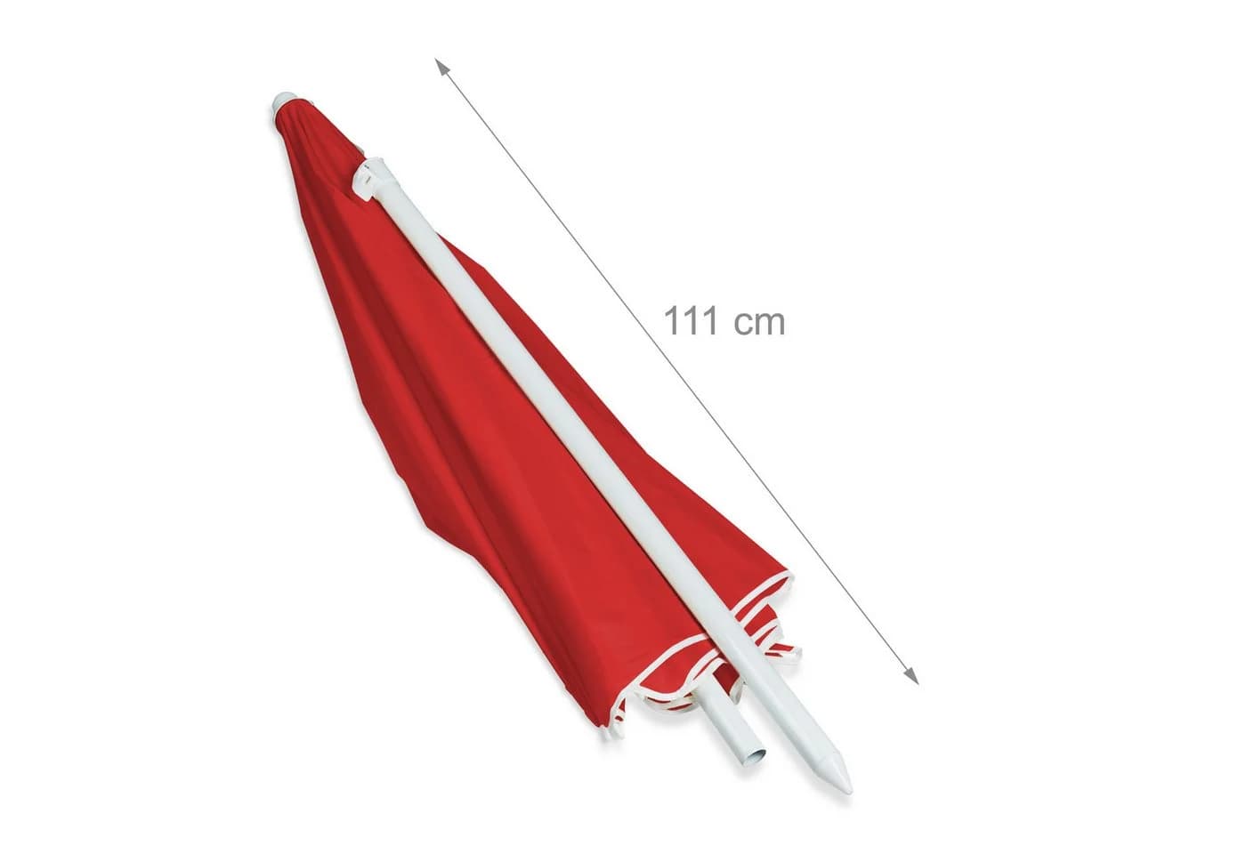 relaxdays Balkonschirm Sonnenschirm 180 cm Rot - Bild 5