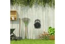 relaxdays Schlauchhalter XL aus Gusseisen, Bronze, drehbar Bild 1