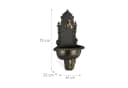 relaxdays Gartenbrunnen XL Wandbrunnen antik Bronze Bild 4
