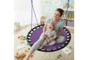relaxdays Nestschaukel 80cm Lila Bild 3
