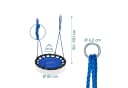 relaxdays Nestschaukel 80cm Blau Verstellbar Bild 4