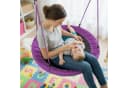 relaxdays Nestschaukel 110 cm Lila Bild 3