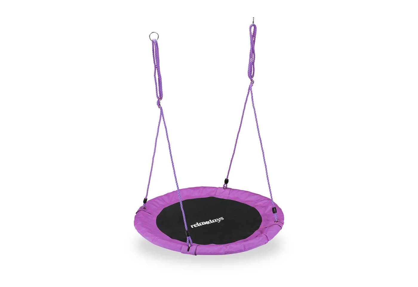 relaxdays Nestschaukel 90 cm Lila mit verstellbarer Höhe - Bild 2