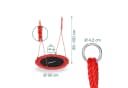 relaxdays Nestschaukel 90 cm Rot Verstellbar Bild 4