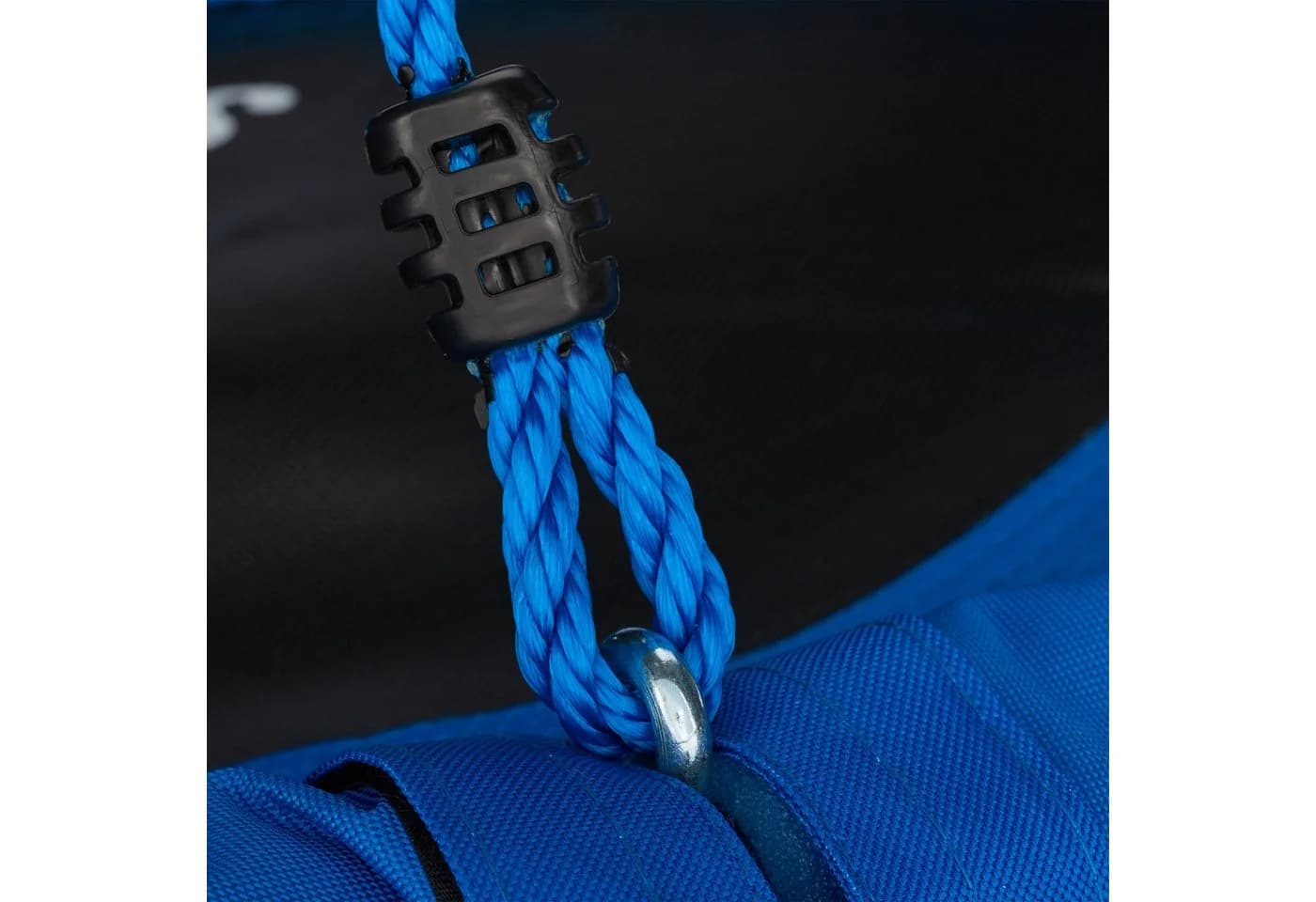 relaxdays Nestschaukel 90 cm Blau Hängeschaukel mit Stahlrahmen - Bild 5