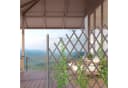 relaxdays Rankgitter Holz ausziehbar grau Bild 1