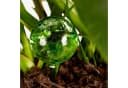 relaxdays Bewässerungskugel 2er Set Glas Grün Transparent Bild 1