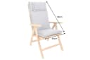 riess-ambiente Hochlehnerauflage Taupe Outdoor Kissen Bild 1