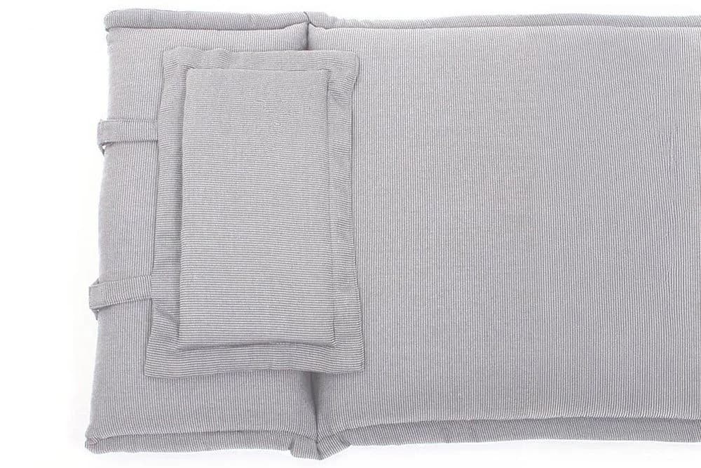 riess-ambiente Hochlehnerauflage Taupe Outdoor Kissen - Bild 3