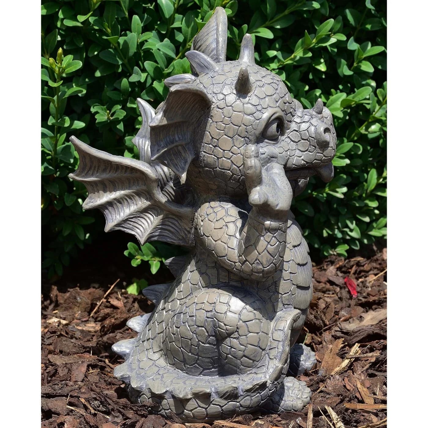 MystiCalls Gartendrache Grimassenschneider Polyresin - Bild 5