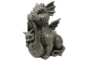 MystiCalls Gartendrache "Cat" Dekofigur Grün Polyresin Bild 1