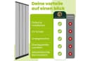 easylife Insektenschutz-Vorhang Teleskop Anthrazit PVC Bild 5