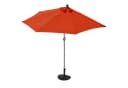 Sonnenschirm halbrund Lorca Terracotta UV 50+ mit Ständer Bild 2