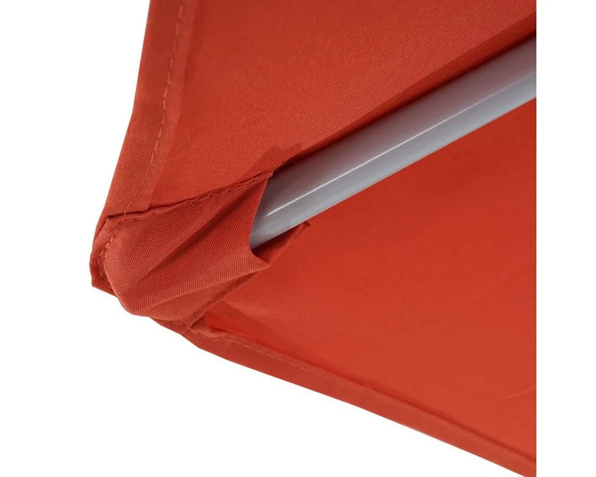 Sonnenschirm halbrund Lorca Terracotta UV 50+ mit Ständer - Bild 5